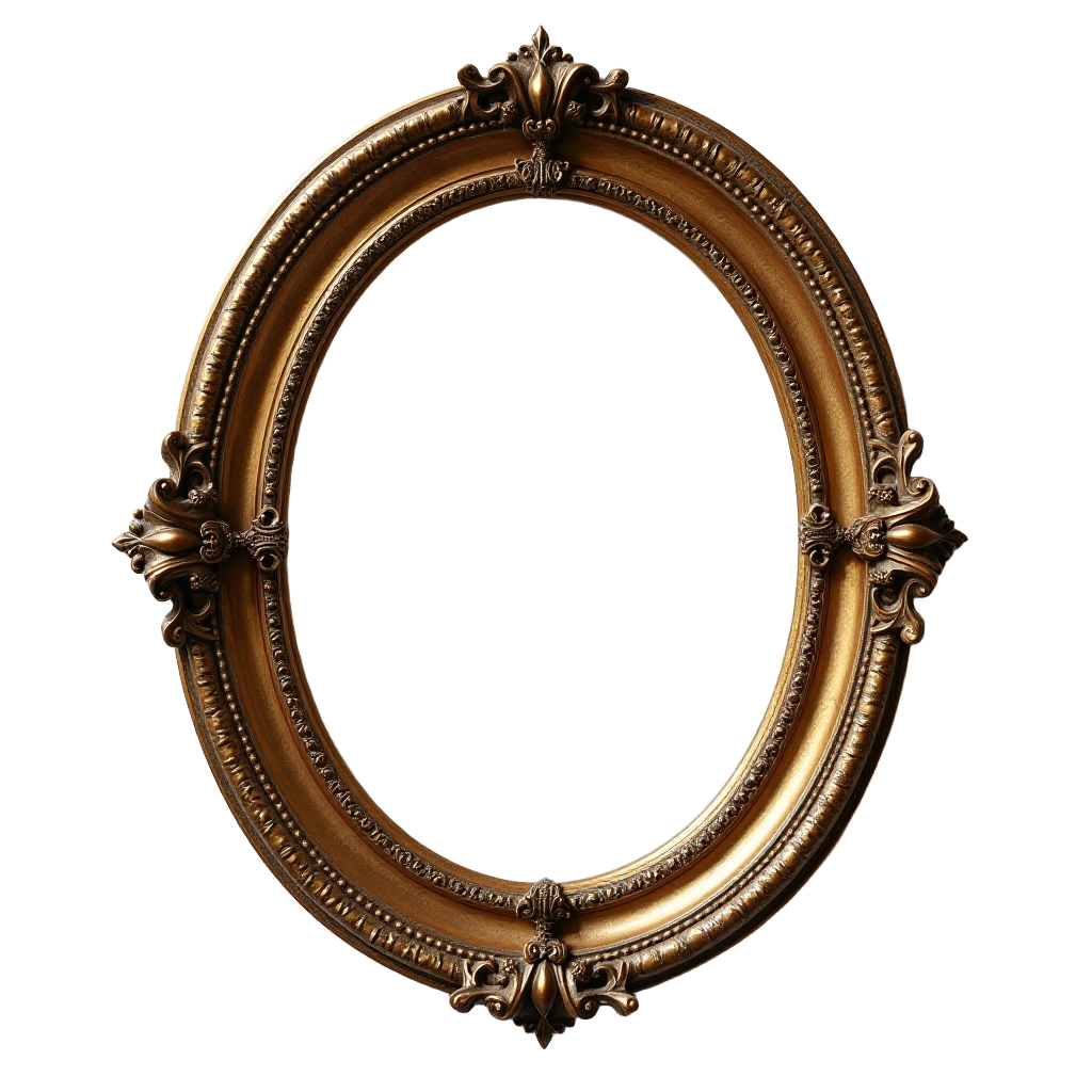 Ornate Oval Frame